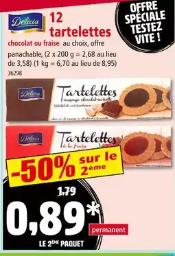 Norma Delicia 12 tartelettes offre