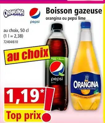 Norma ORANGINA/ PEPSI Boisson gazeuse offre