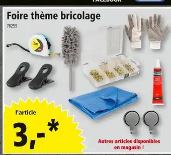 Norma Foire thème bricolage offre