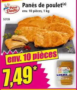 Norma PÈRE DODU Panés de poulet offre