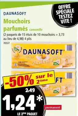 Norma DAUNASOFT Mouchoirs parfumés camomille offre