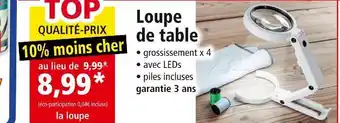 Norma Loupe de table offre