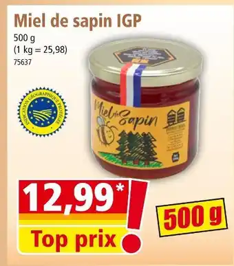 Norma Miel de sapin IGP offre