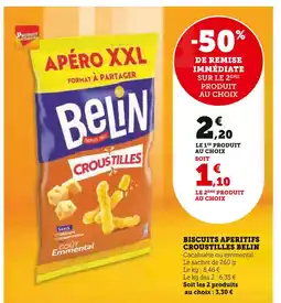 Super U Belin Biscuits apéritifs croustilles offre