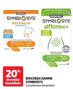 Auchan Biocodex gamme symbiosys offre