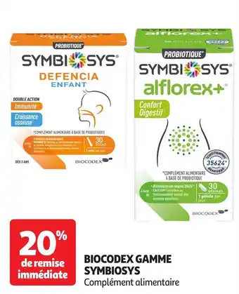 Auchan Biocodex gamme symbiosys offre