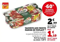 Super U Panier de Yoplait Yaourts aux fruits offre