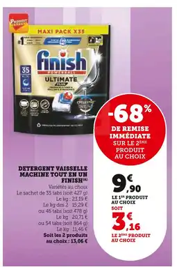 Super U Finish Ultimate Plus offre