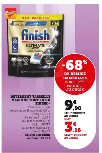 Super U Finish Ultimate Plus offre