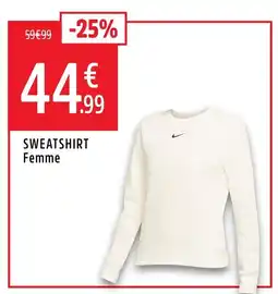 Intersport NIKE Sweatshirt femme offre