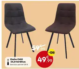 Maxi Bazar Chaise chilli offre