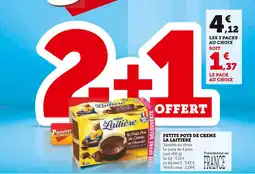 Super U La Laitière Petits Pots de Crème au Chocolat offre