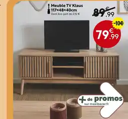 Maxi Bazar Meuble TV Klaus offre