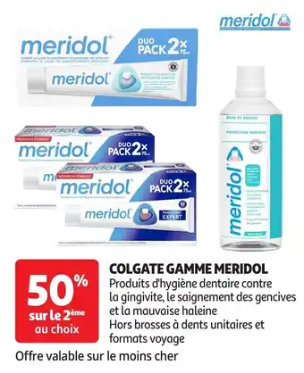 Auchan Colgate gamme meridol offre