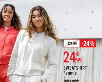 Intersport Only Sweatshirt femme offre