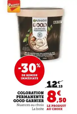 Super U GOOD GARNIER Coloration permanente offre