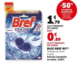 Super U BREF Bloc wc offre