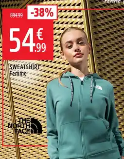 Intersport THE NORTH FACE Sweatshirt Femme offre