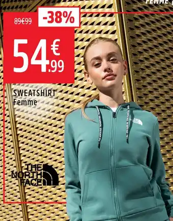 Intersport THE NORTH FACE Sweatshirt Femme offre