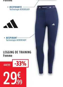 Intersport ADIDAS Legging de training femme offre