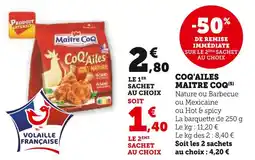 Super U MAITRE COQ Coq'Ailes offre