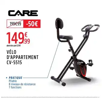 Intersport CARE Vélo d'appartement offre