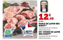 Super U Rable de lapin bbc offre