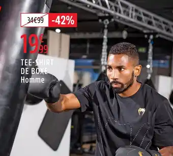 Intersport Tee-shirt de boxe homme offre