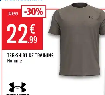 Intersport UNDER ARMOUR Tee-shirt de training homme offre