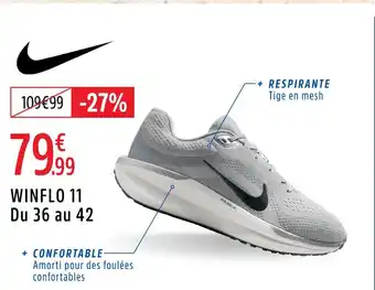 Intersport Nike Winflo 11 offre