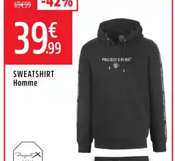 Intersport PROJECT X PARIS Sweatshirt homme offre