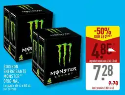 ALDI Monster Boisson énergisante Original offre