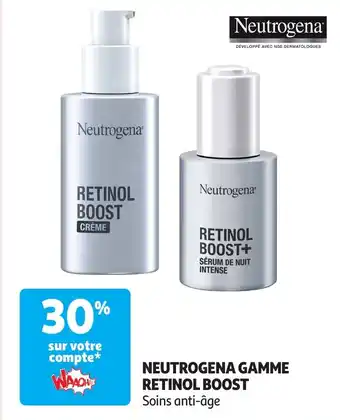 Auchan Neutrogena gamme retinol boost offre