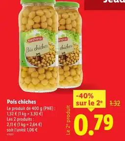 Lidl Freshona Pois chiches offre