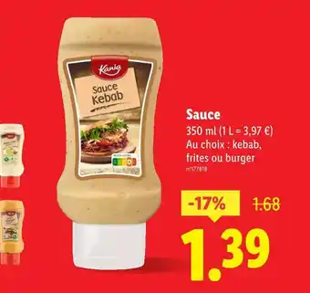 Lidl KANIA Sauce offre