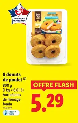 Lidl Toque du Chef 8 donuts de poulet offre