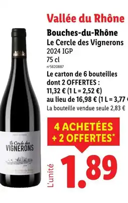 Lidl Vallée du rhône bouches-du-rhône offre