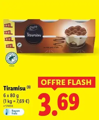 Lidl Envia Tiramisu offre