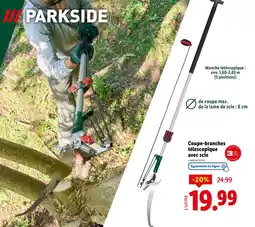 Lidl Parkside Coupe-branches télescopique avec scie offre