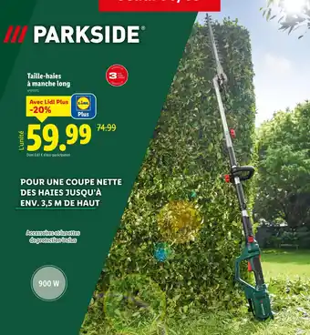 Lidl PARKSIDE Taille-haies à manche long offre