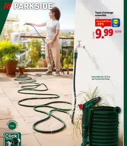 Lidl Parkside Tuyau d'arrosage extensible offre