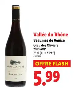 Lidl Grau des Oliviers Vallée du Rhône offre