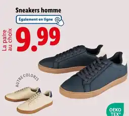 Lidl Livergy Sneakers homme offre