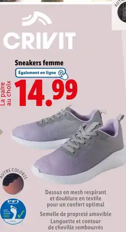 Lidl CRIVIT Sneakers femme offre