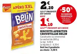 U Express BELIN Biscuits aperitifs croustilles offre