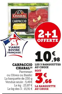 U Express CHARAL Carpaccio offre