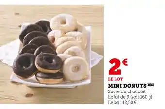 U Express Mini donuts offre