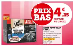 U Express Sheba Repas pour chat offre