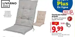 Lidl LIVARNO home Coussin pour fauteuil de jardin offre