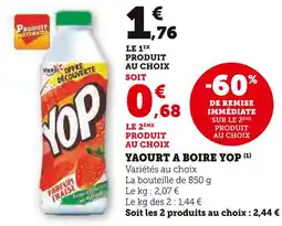 U Express YOP Yaourt à boire offre